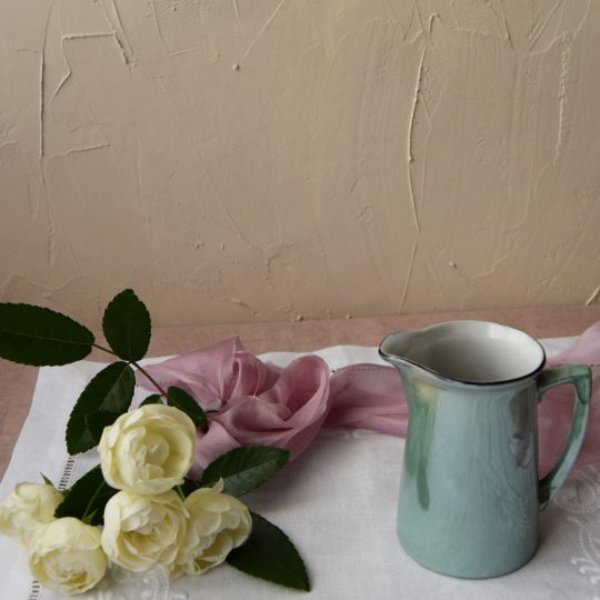 Turquoise Iridescent Milk Jug